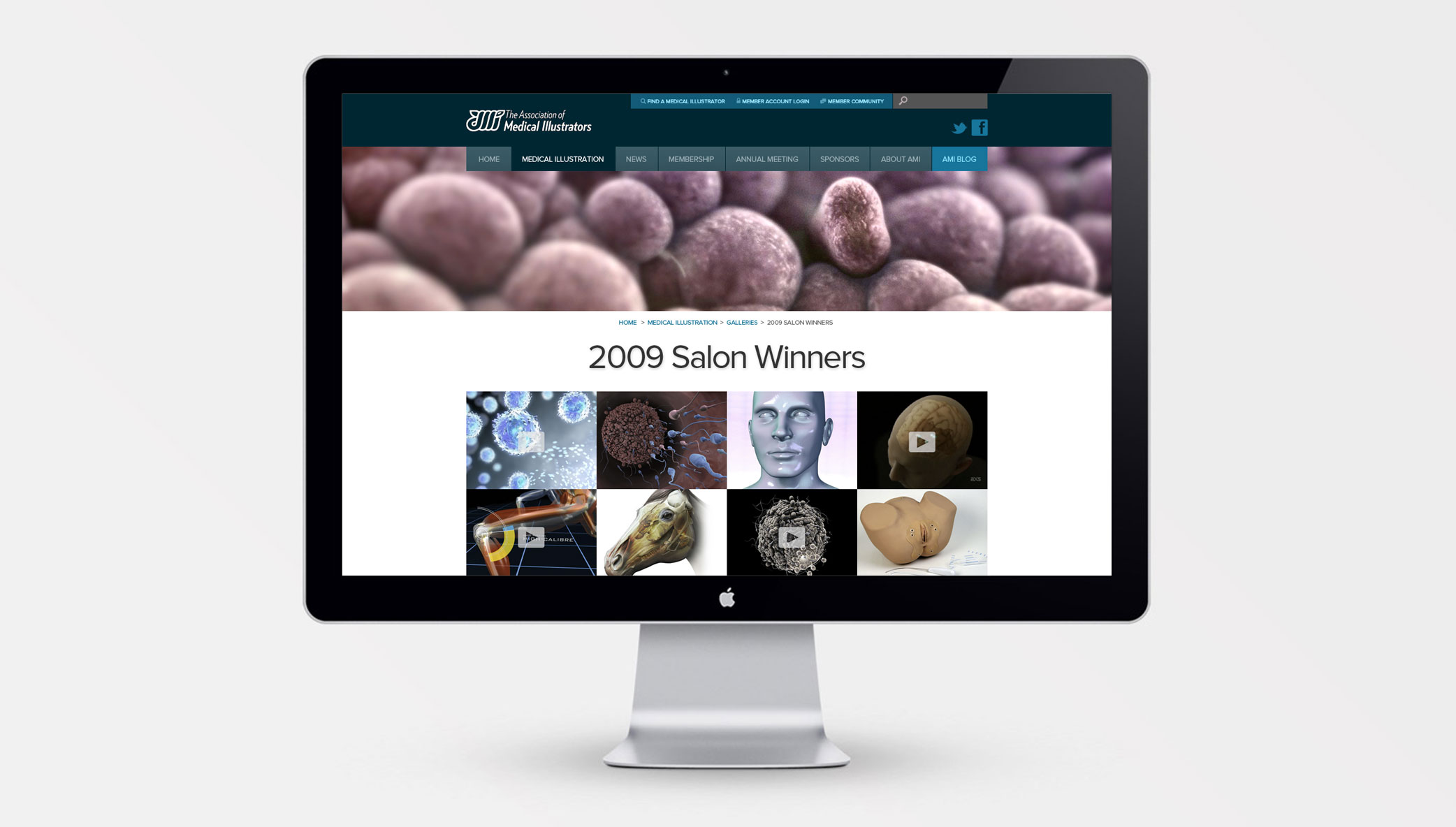 AMI has been nominated for recognition as an IMA Top Ten Website of the Year