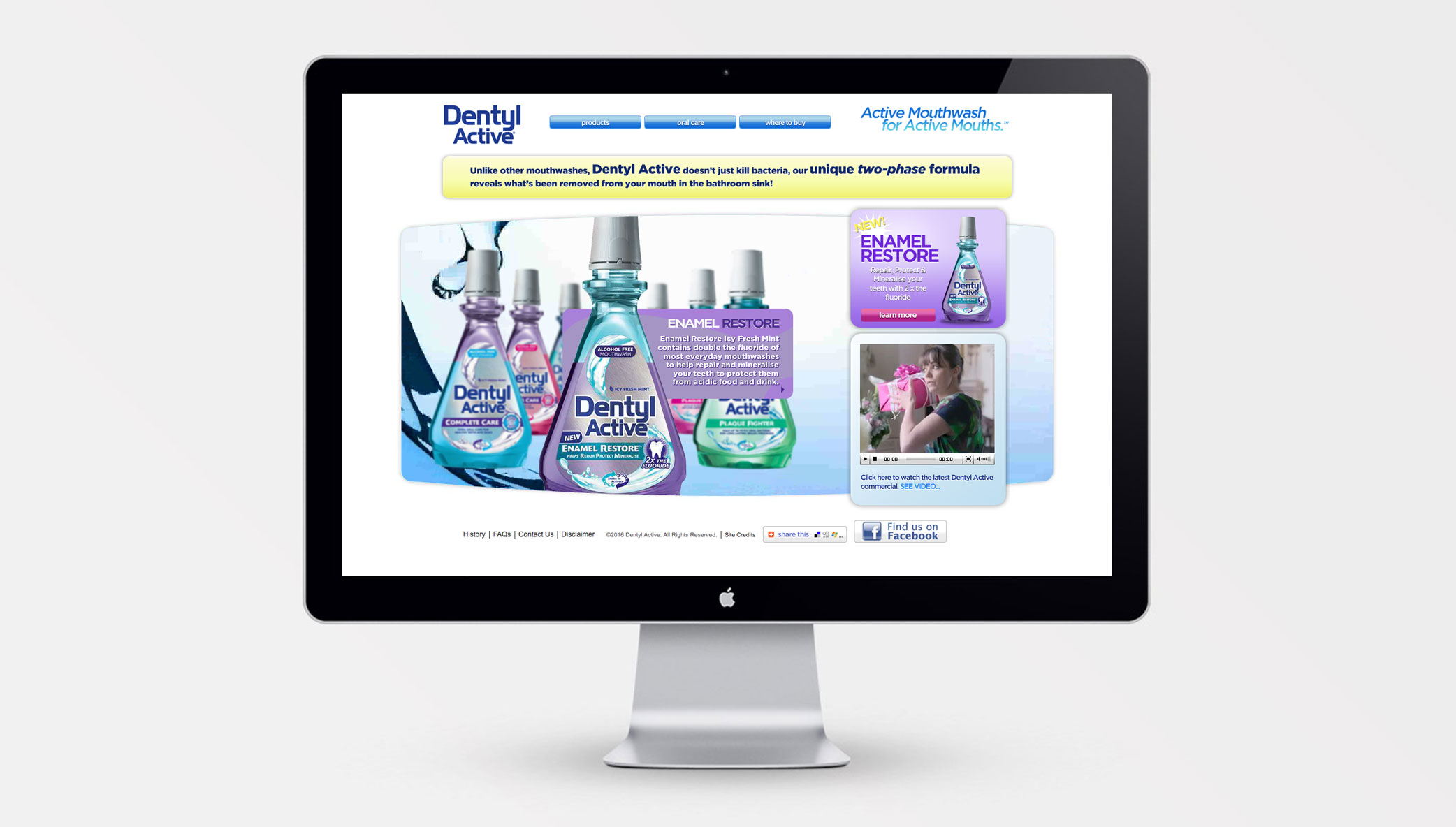 Stone launches the Dentyl pH website