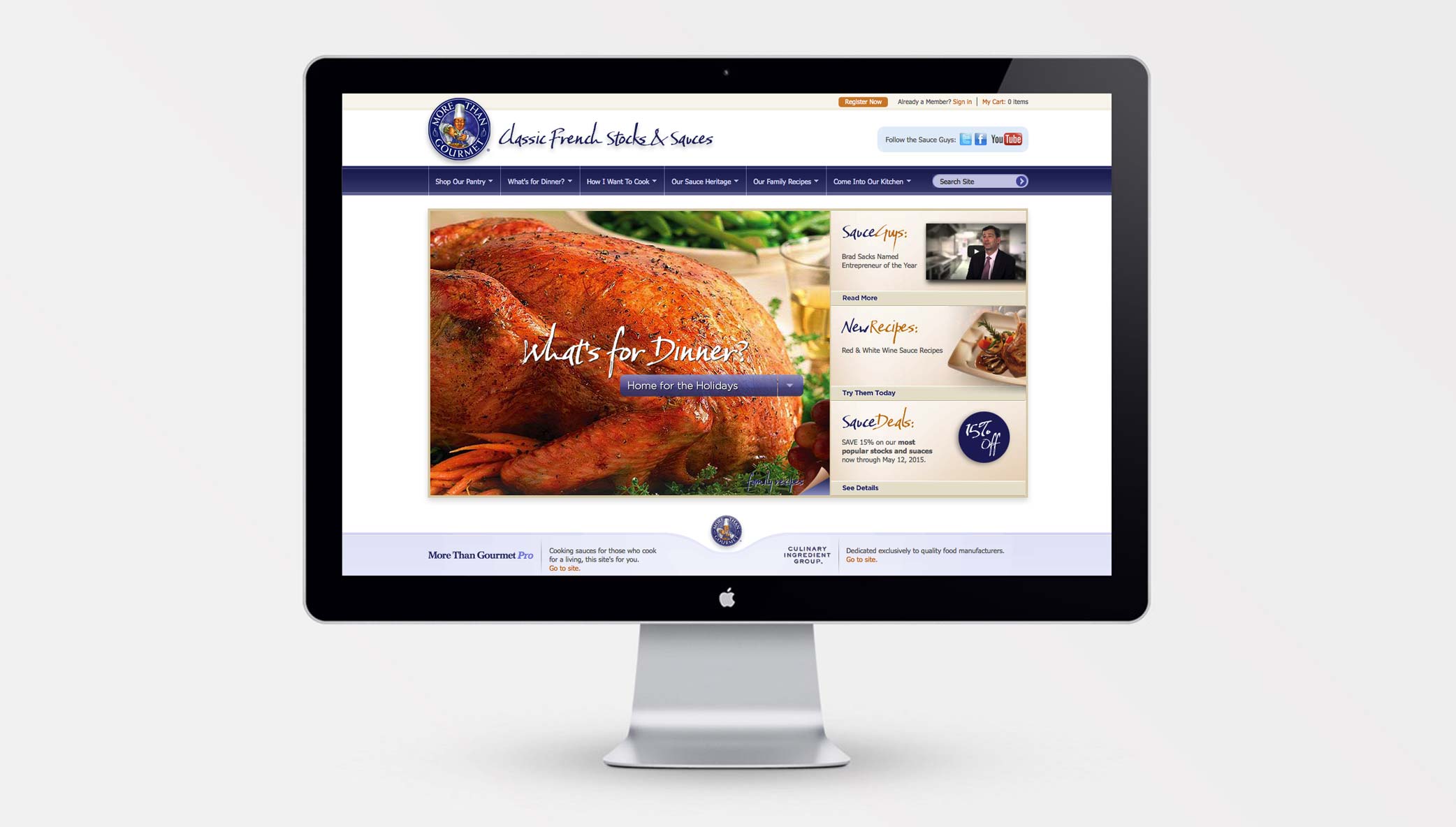 Stone Launches A New Version of <em>More Than Gourmet</em> Website