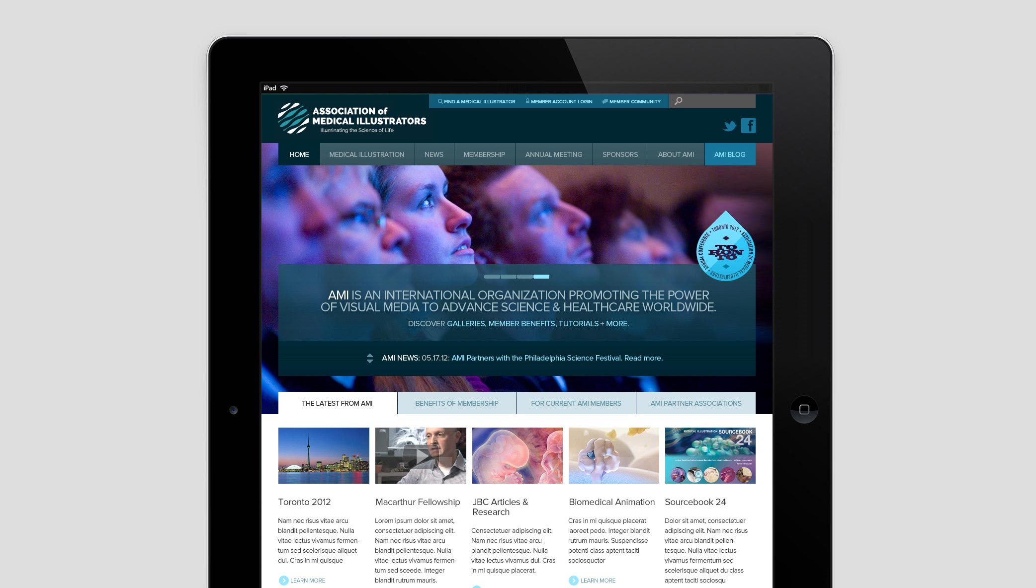 Stone Announces the Launch of the Association of Medical Illustrators New Website…