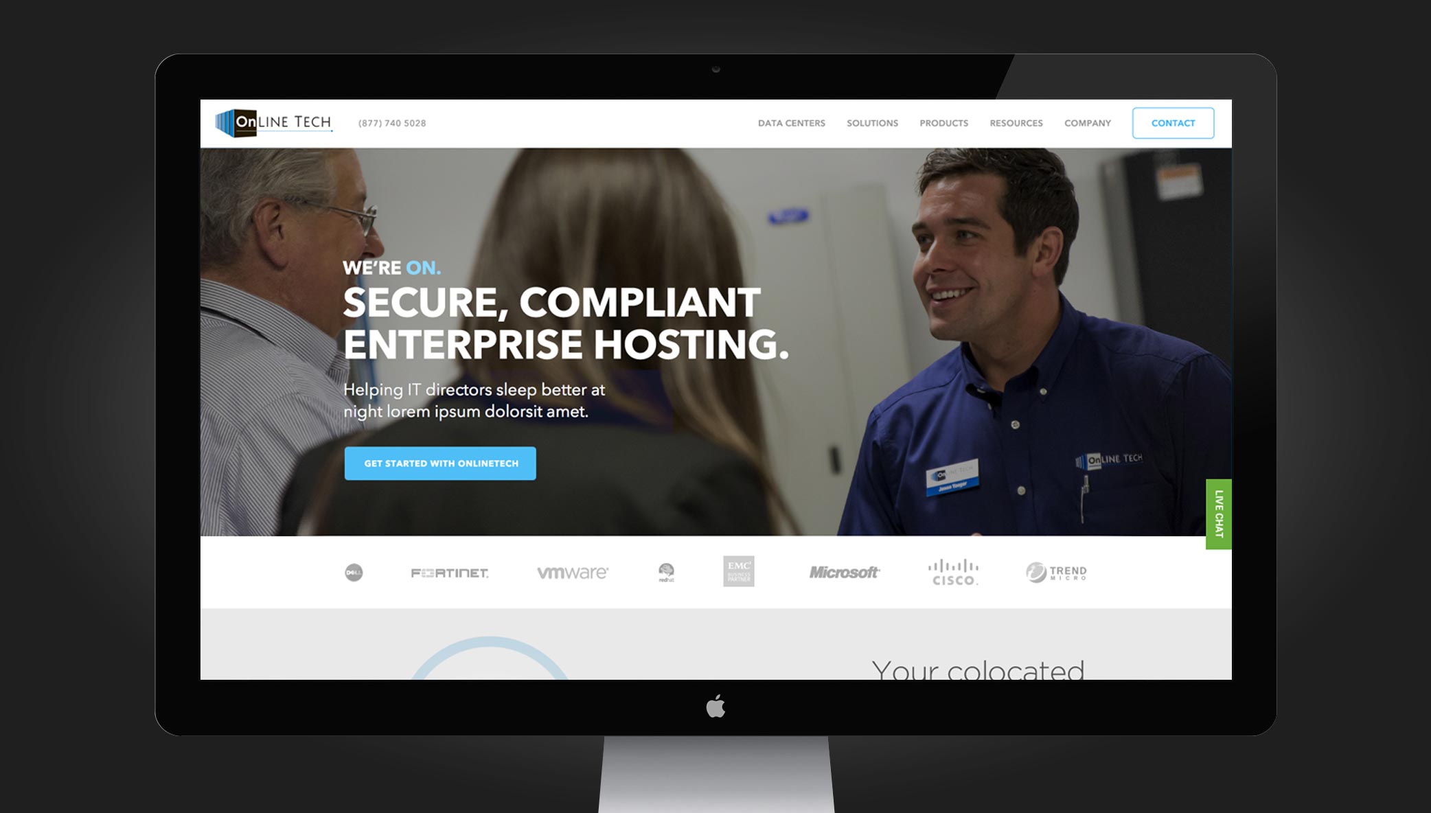 New Web Design for Michigan based OnlineTech